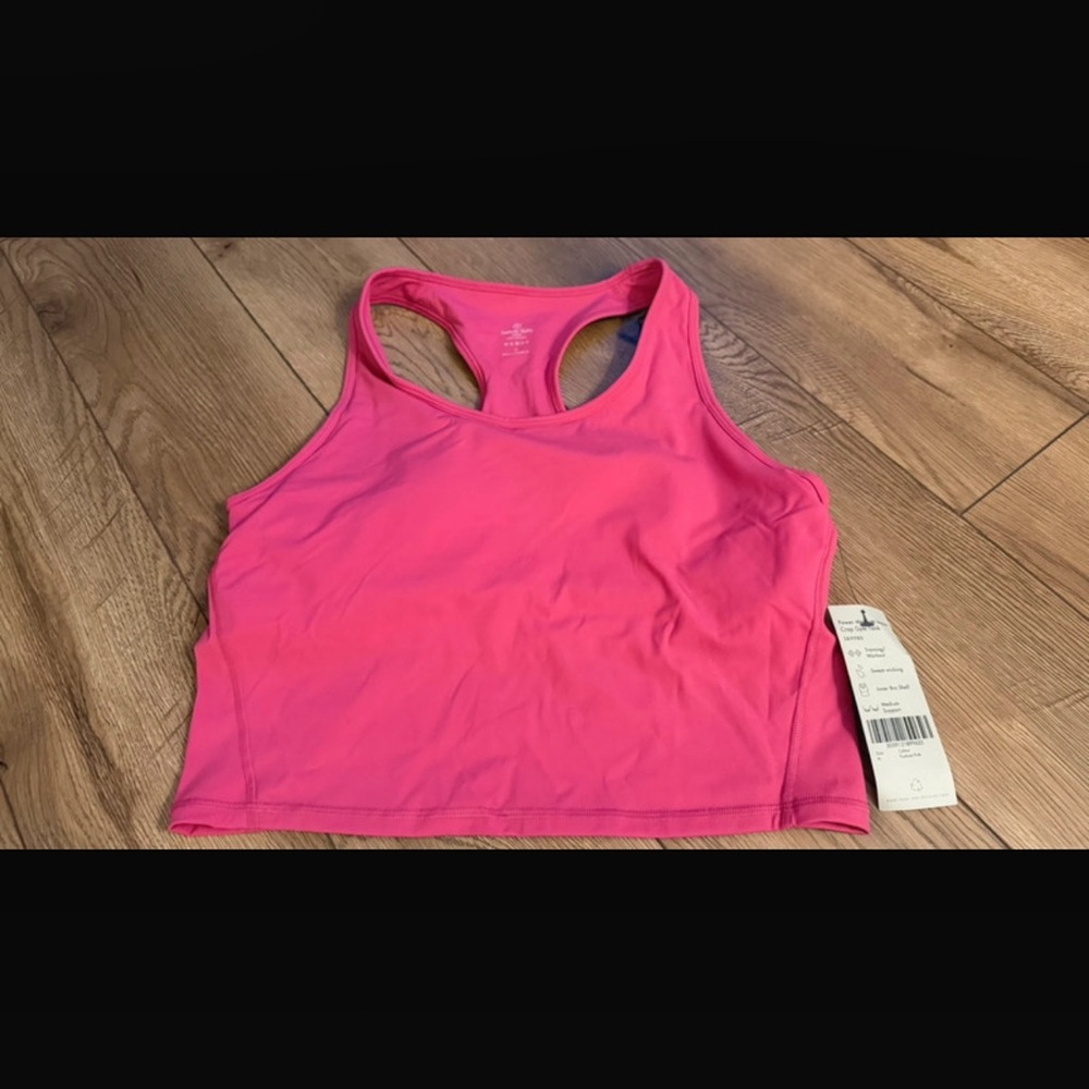Sweaty Betty Bright Pink Racerback Tank Top